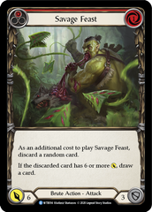 Savage Feast (Red) [U-WTR014] (Welcome to Rathe Unlimited)  Unlimited Rainbow Foil | GnG Games