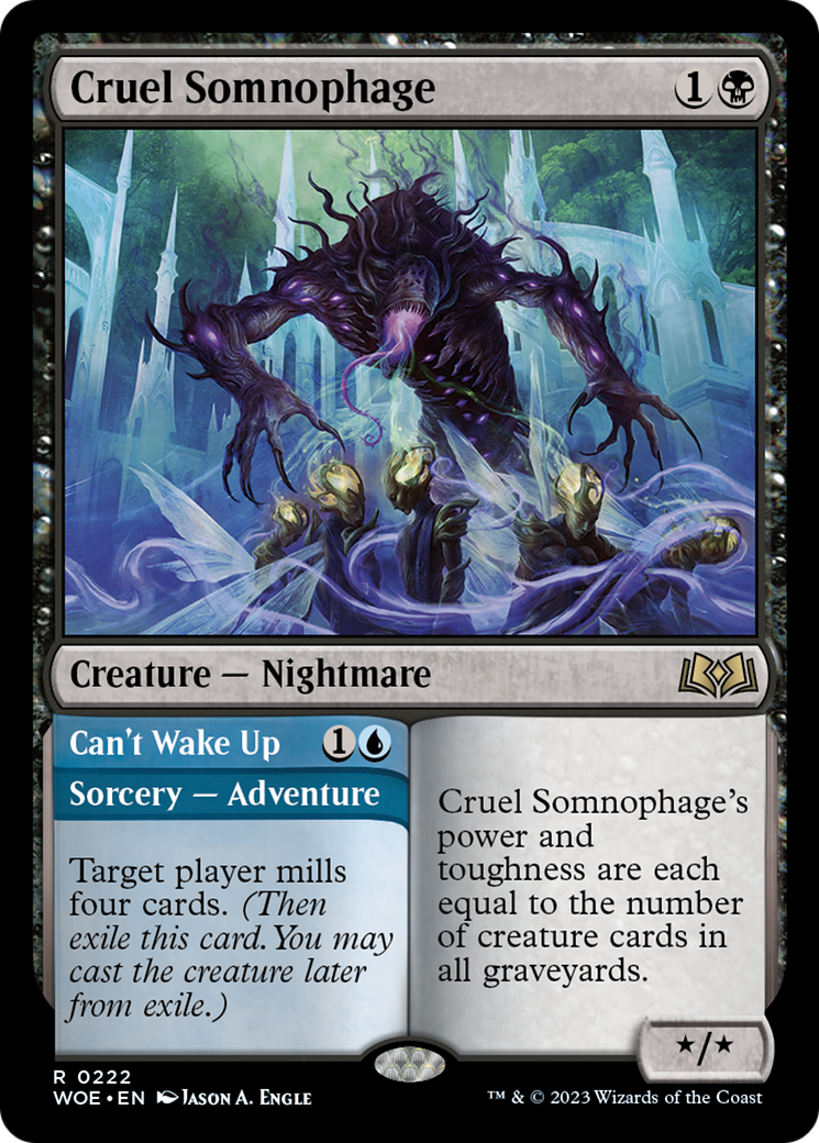 Cruel Somnophage // Can't Wake Up [Wilds of Eldraine] | GnG Games