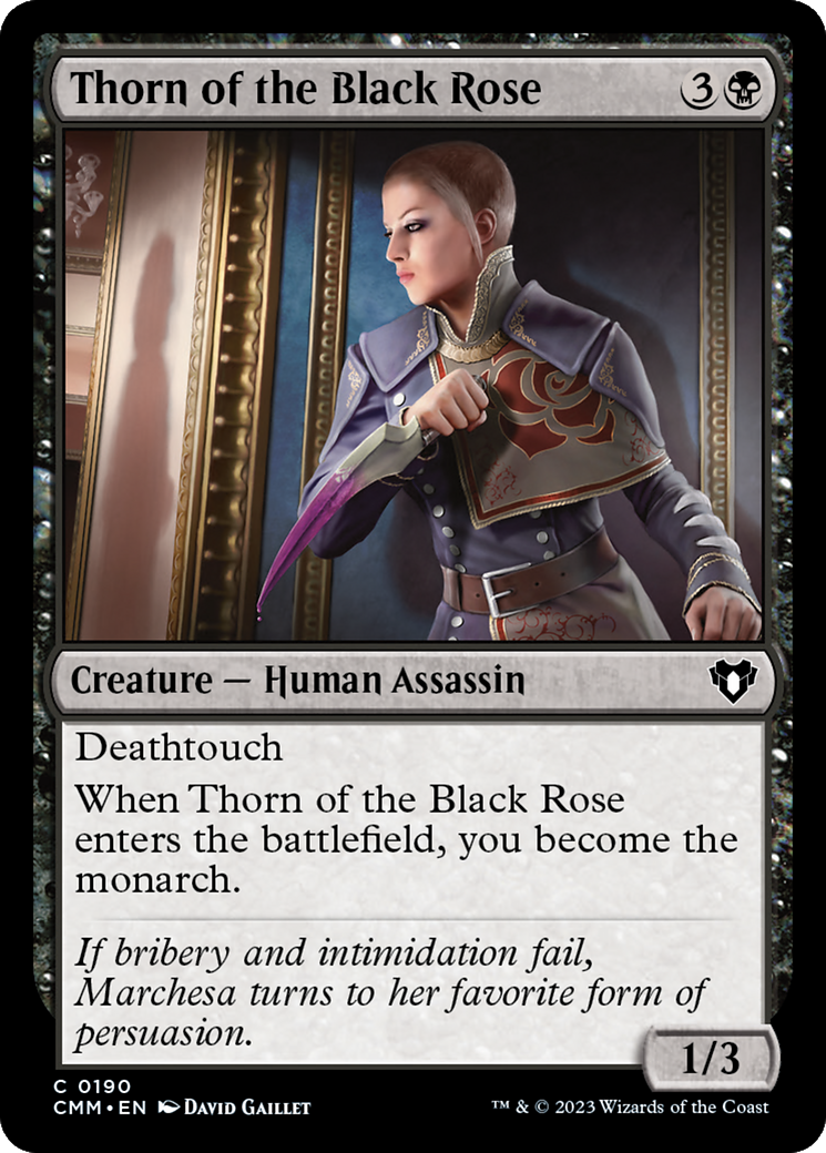 Thorn of the Black Rose [Commander Masters] | GnG Games