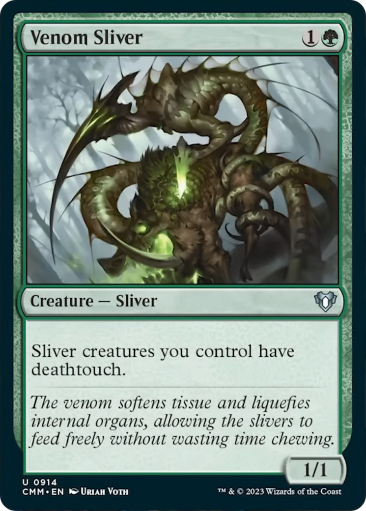 Venom Sliver [Commander Masters] | GnG Games