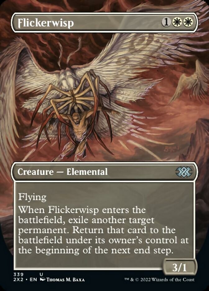 Flickerwisp (Borderless Alternate Art) [Double Masters 2022] | GnG Games