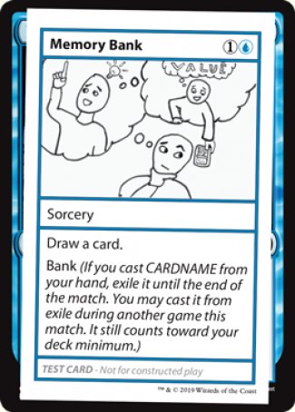 Memory Bank (2021 Edition) [Mystery Booster Playtest Cards] | GnG Games