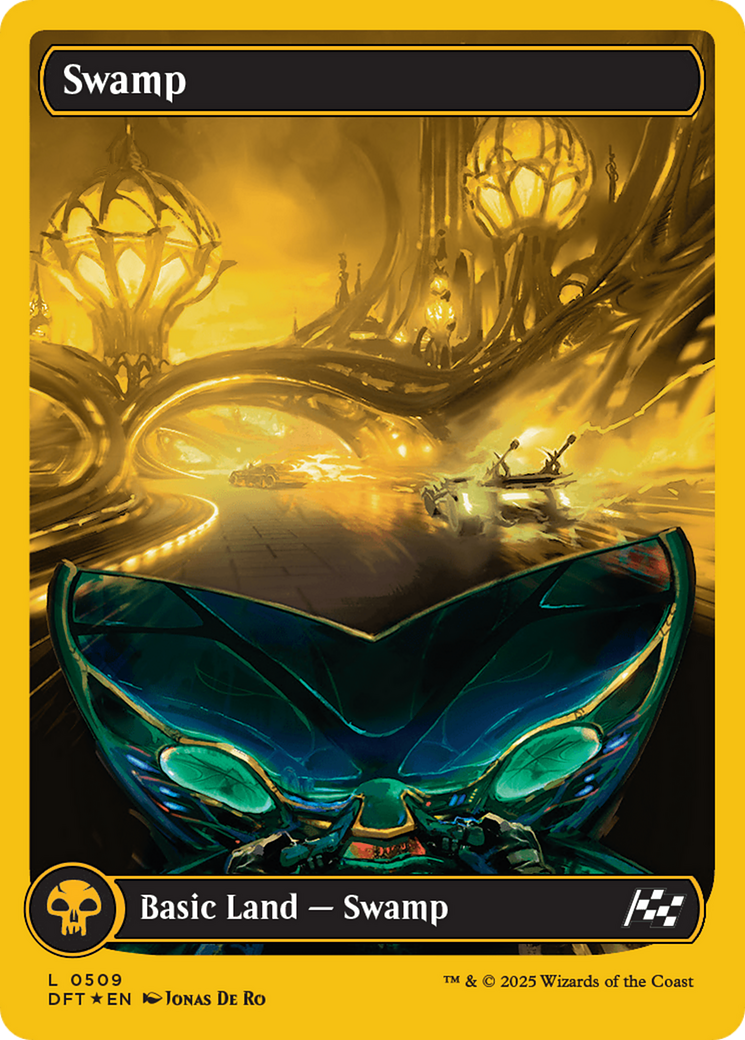 Swamp (0509) (First-Place Foil) [Aetherdrift] | GnG Games