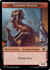 Scorpion Dragon // Plot Double-Sided Token [Outlaws of Thunder Junction Tokens] | GnG Games