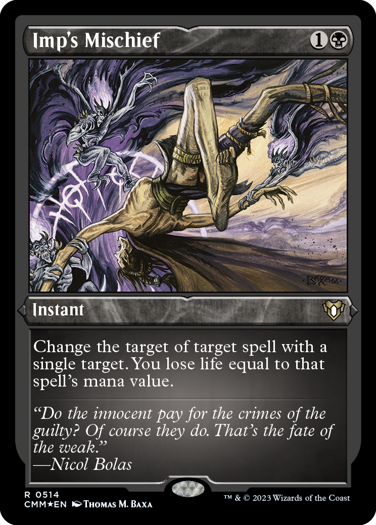 Imp's Mischief (Foil Etched) [Commander Masters] | GnG Games
