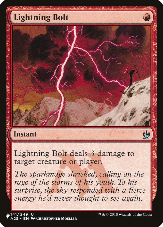 Lightning Bolt (141/249) [The List] | GnG Games