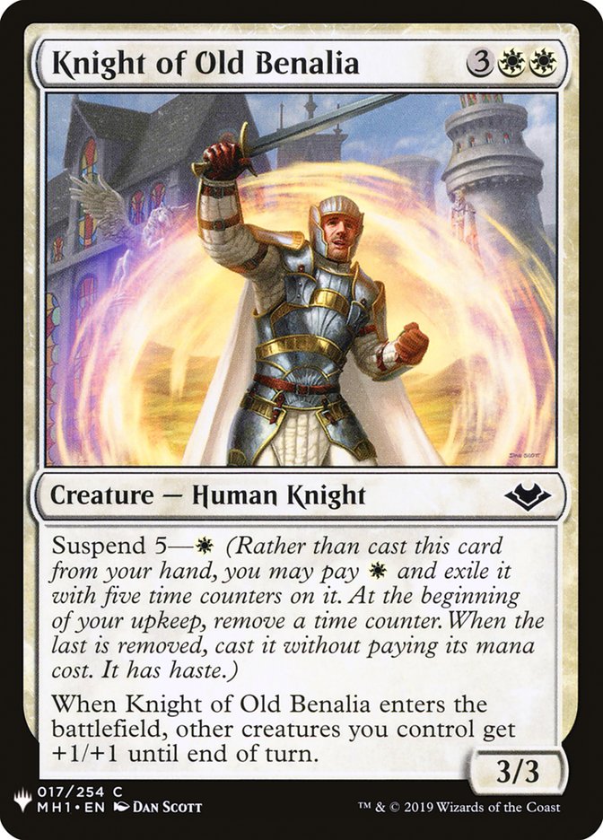 Knight of Old Benalia [Mystery Booster] | GnG Games