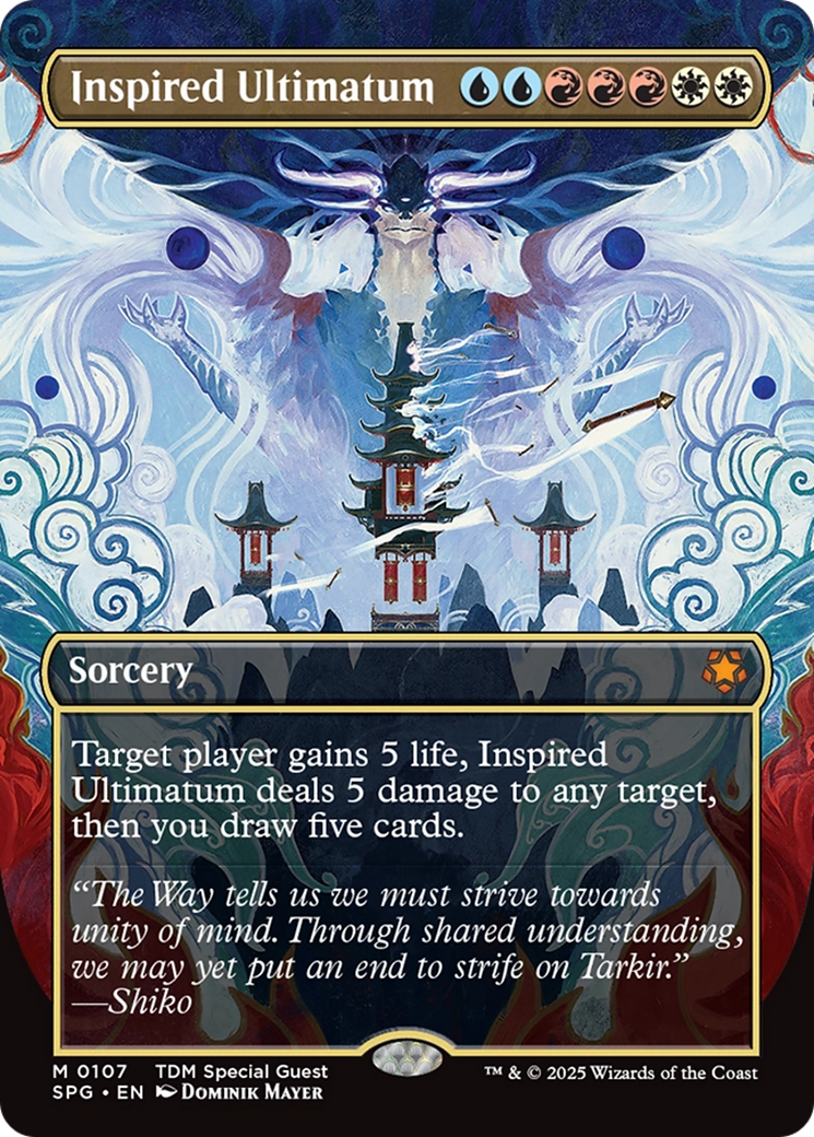 Inspired Ultimatum (Borderless) [Tarkir: Dragonstorm Special Guests] | GnG Games