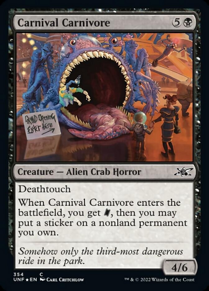 Carnival Carnivore (Galaxy Foil) [Unfinity] | GnG Games