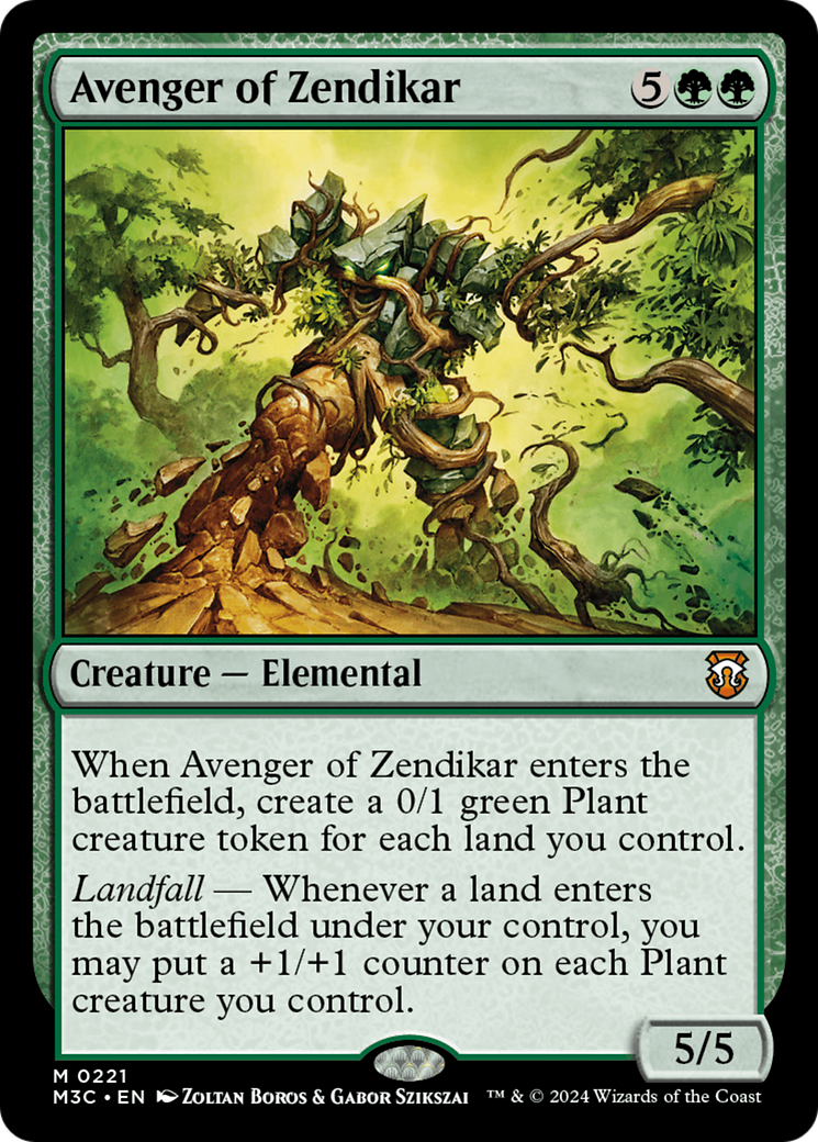 Avenger of Zendikar (Ripple Foil) [Modern Horizons 3 Commander] | GnG Games