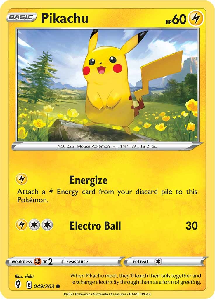 Pikachu (049/203) [Sword & Shield: Evolving Skies] | GnG Games