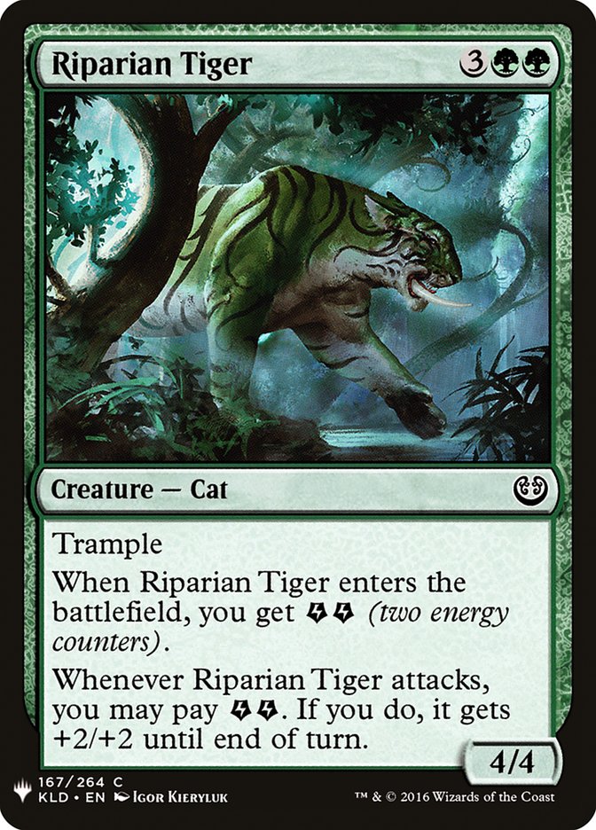 Riparian Tiger [Mystery Booster] | GnG Games