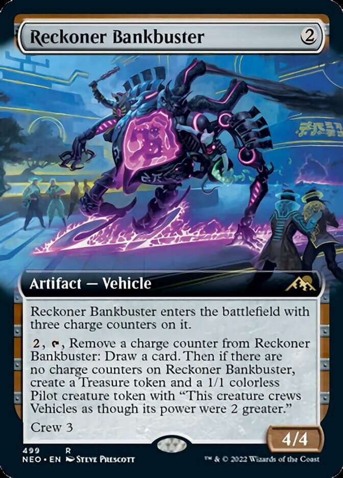 Reckoner Bankbuster (Extended Art) [Kamigawa: Neon Dynasty] | GnG Games