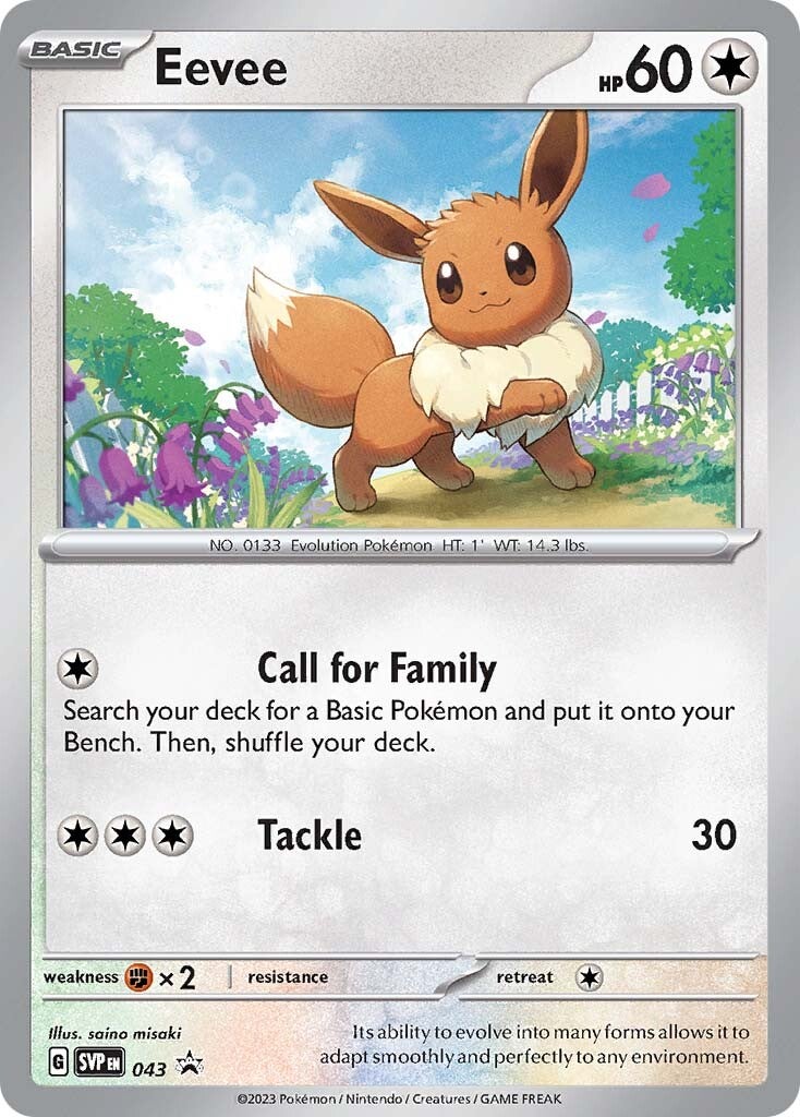 Eevee (043) [Scarlet & Violet: Black Star Promos] | GnG Games