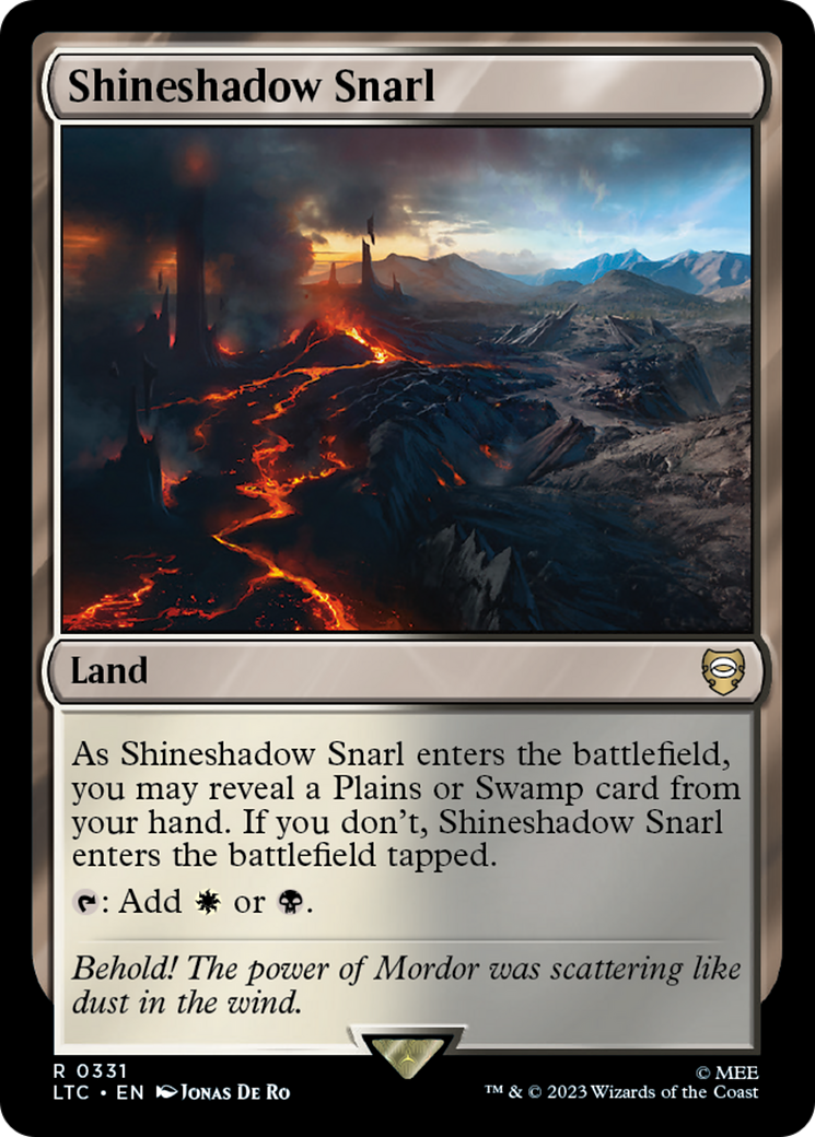 Shineshadow Snarl [The Lord of the Rings: Tales of Middle-Earth Commander] | GnG Games