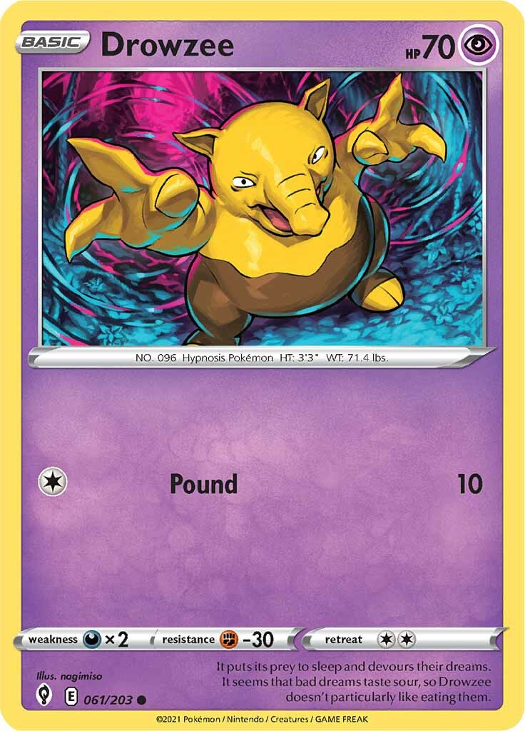 Drowzee (061/203) [Sword & Shield: Evolving Skies] | GnG Games