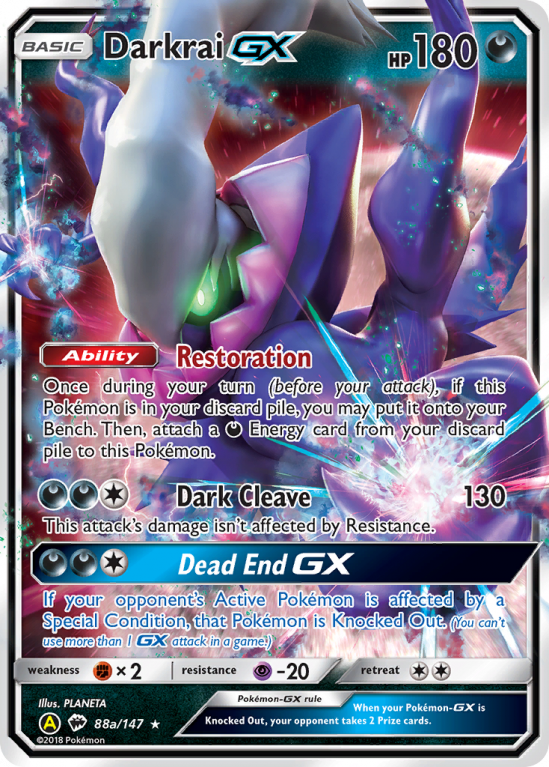 Darkrai GX (88a/147) [Alternate Art Promos] | GnG Games