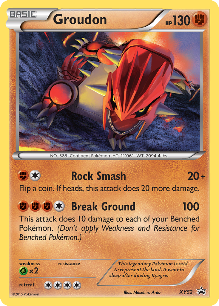 Groudon (XY52) [XY: Black Star Promos] | GnG Games