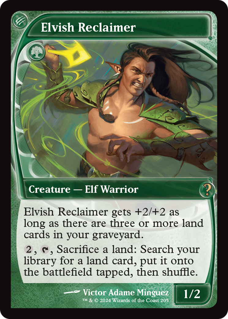 Elvish Reclaimer (Future Sight) [Mystery Booster 2] | GnG Games