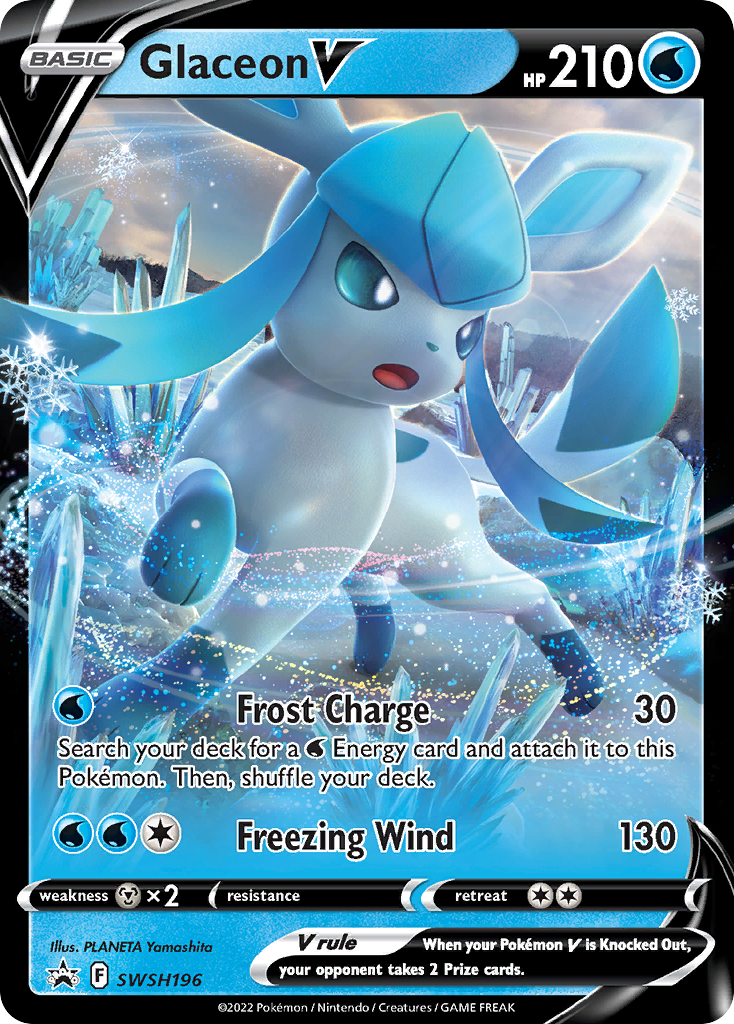 Glaceon V (SWSH196) [Sword & Shield: Black Star Promos] | GnG Games