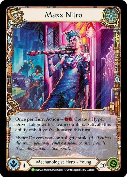 Maxx Nitro [HER098] (Bright Lights)  Rainbow Foil | GnG Games