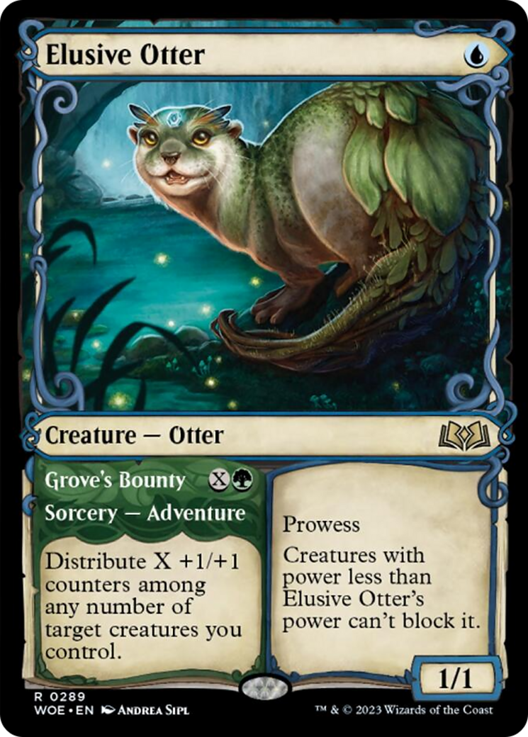 Elusive Otter // Grove's Bounty (Showcase) [Wilds of Eldraine] | GnG Games