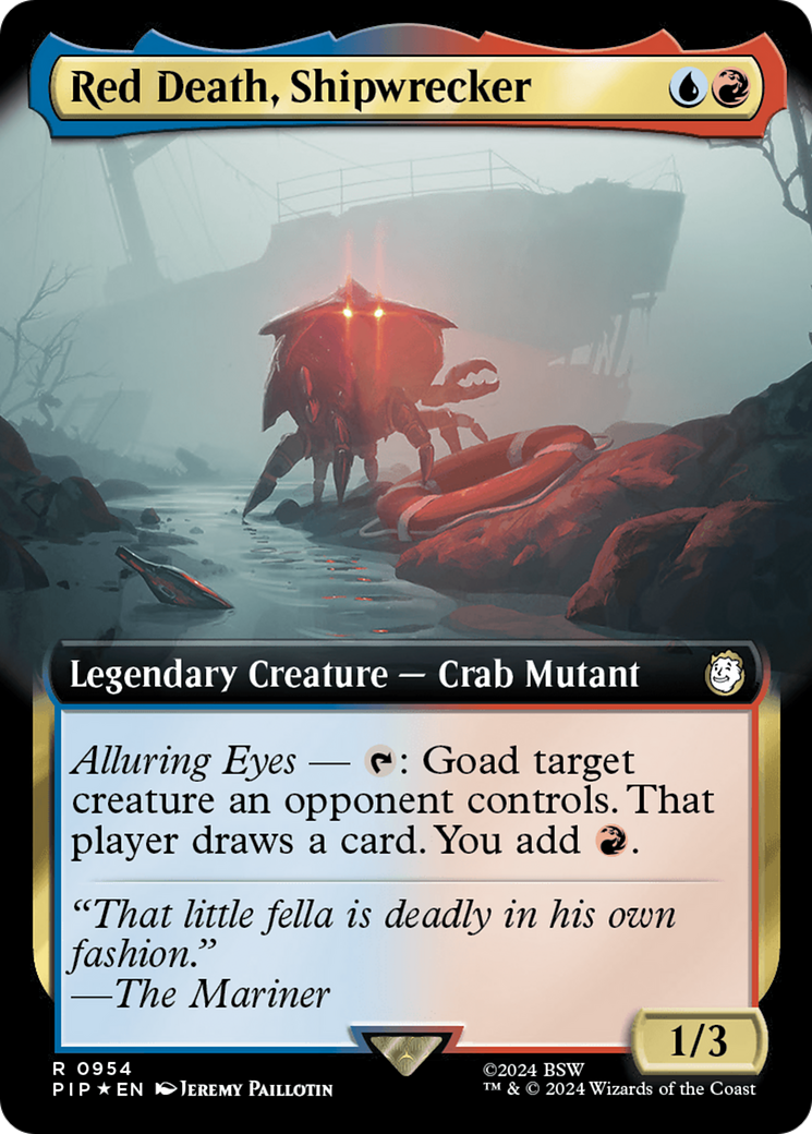 Red Death, Shipwrecker (Extended Art) (Surge Foil) [Fallout] | GnG Games