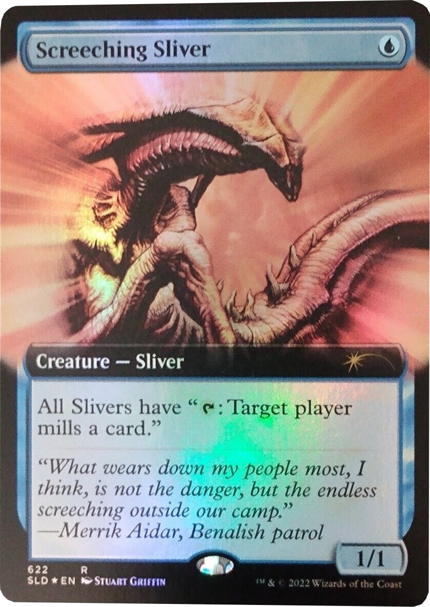 Screeching Sliver (Extended Art) [Secret Lair Drop Promos] | GnG Games