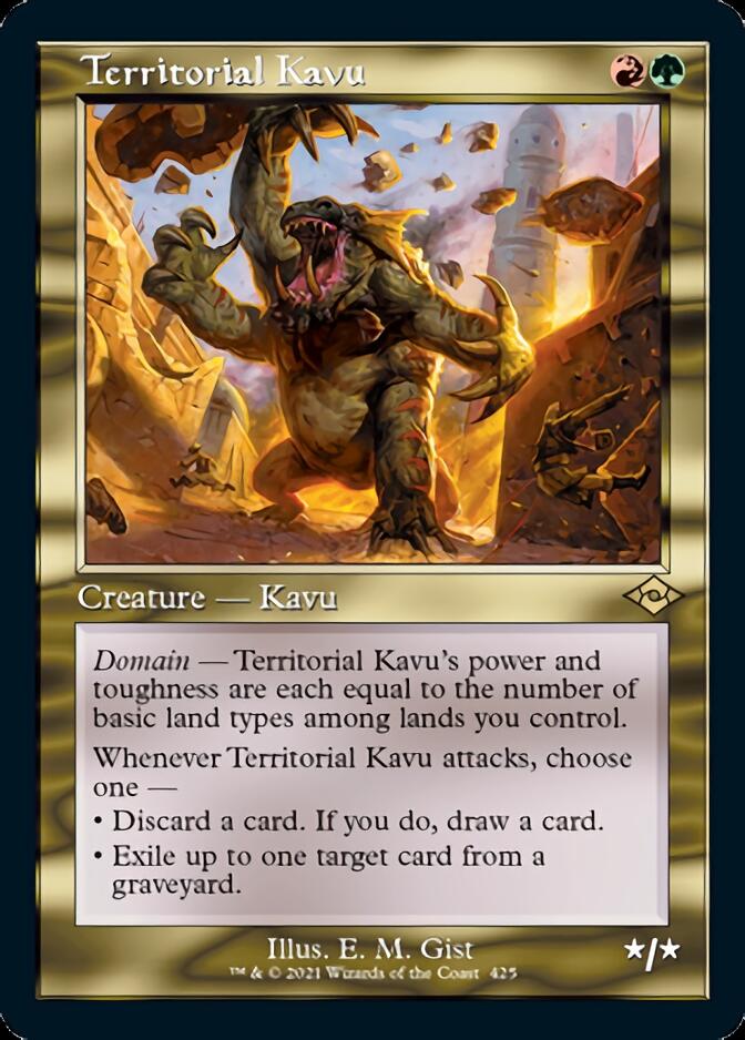 Territorial Kavu (Retro Foil Etched) [Modern Horizons 2] | GnG Games