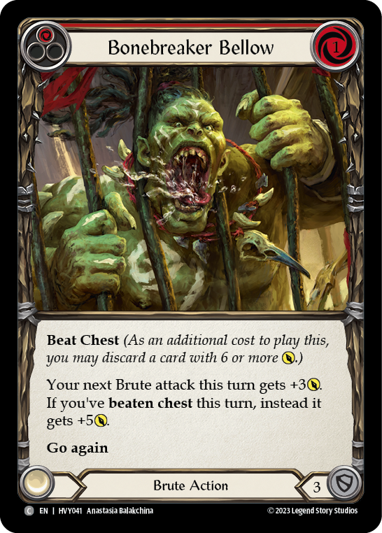 Bonebreaker Bellow (Red) [HVY041] (Heavy Hitters) | GnG Games