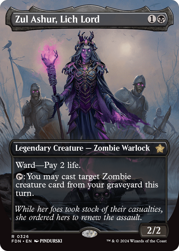 Zul Ashur, Lich Lord (Borderless) [Foundations] | GnG Games