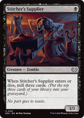 Stitcher's Supplier [Duskmourn: House of Horror Commander] | GnG Games