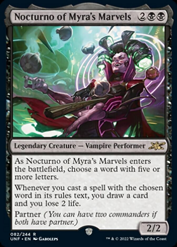 Nocturno of Myra's Marvels [Unfinity] | GnG Games