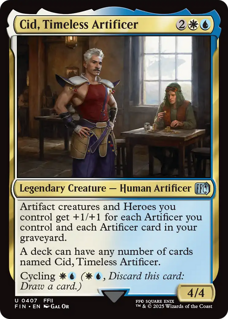Cid, Timeless Artificer (0407) [FINAL FANTASY] | GnG Games