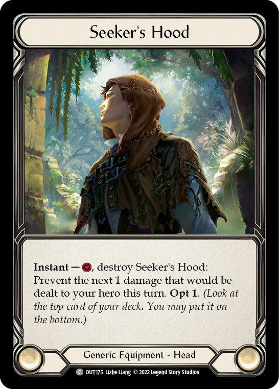 Seeker's Hood [OUT175] (Outsiders)  Rainbow Foil | GnG Games