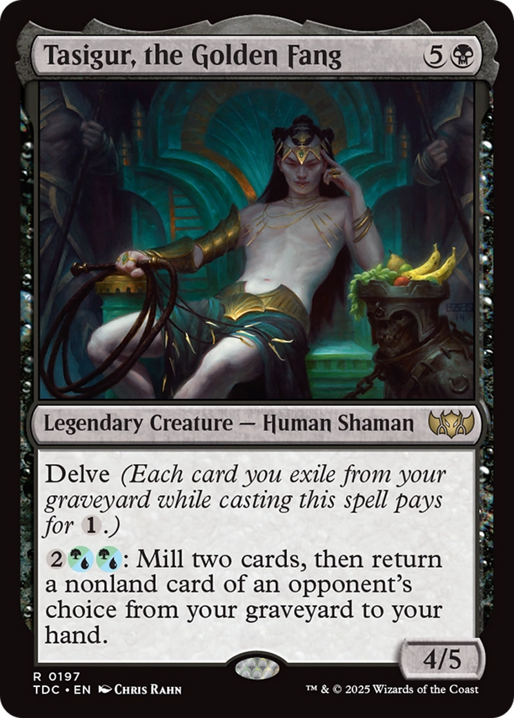 Tasigur, the Golden Fang [Tarkir: Dragonstorm Commander] | GnG Games