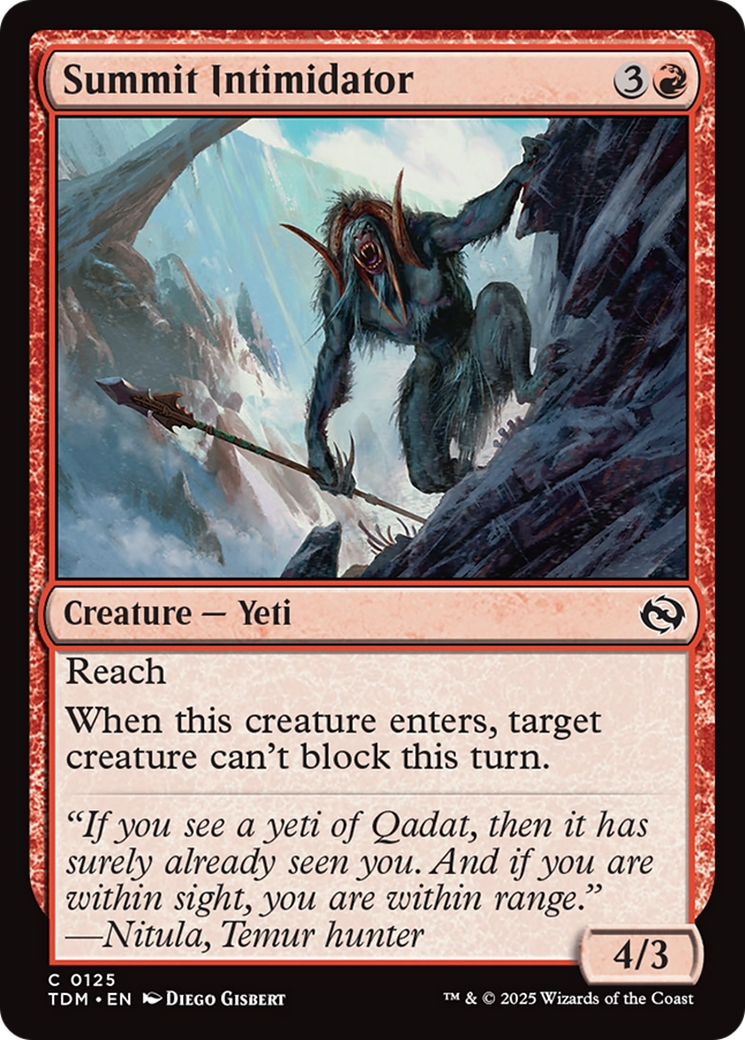Summit Intimidator [Tarkir: Dragonstorm] | GnG Games