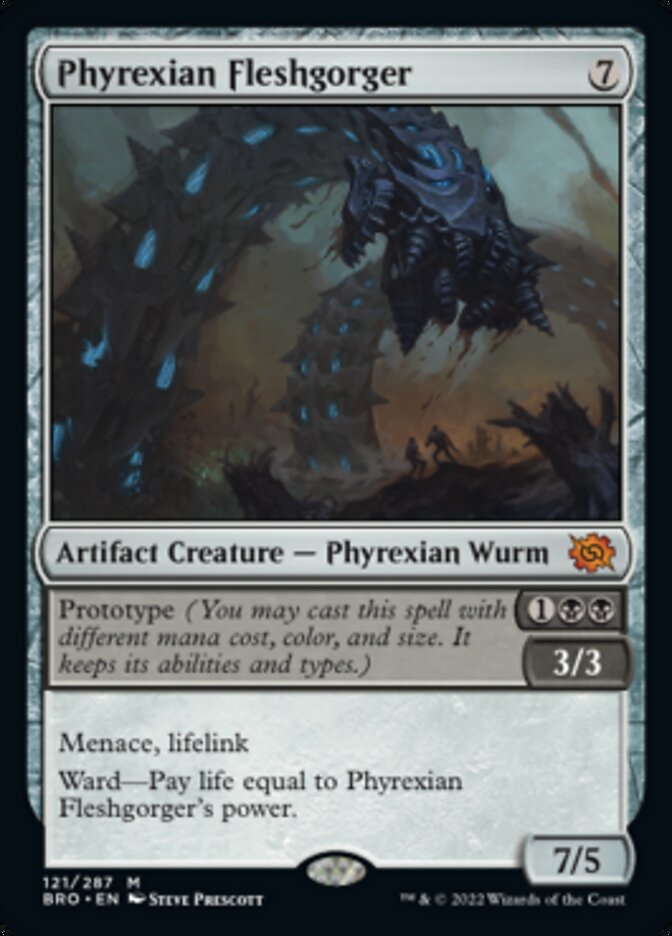 Phyrexian Fleshgorger (Promo Pack) [The Brothers' War Promos] | GnG Games