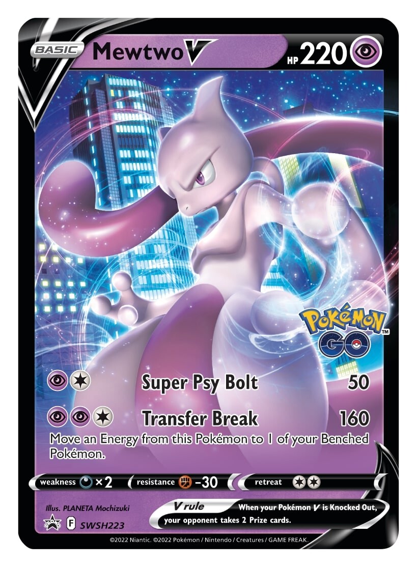 Mewtwo V (SWSH223) [Sword & Shield: Black Star Promos] | GnG Games