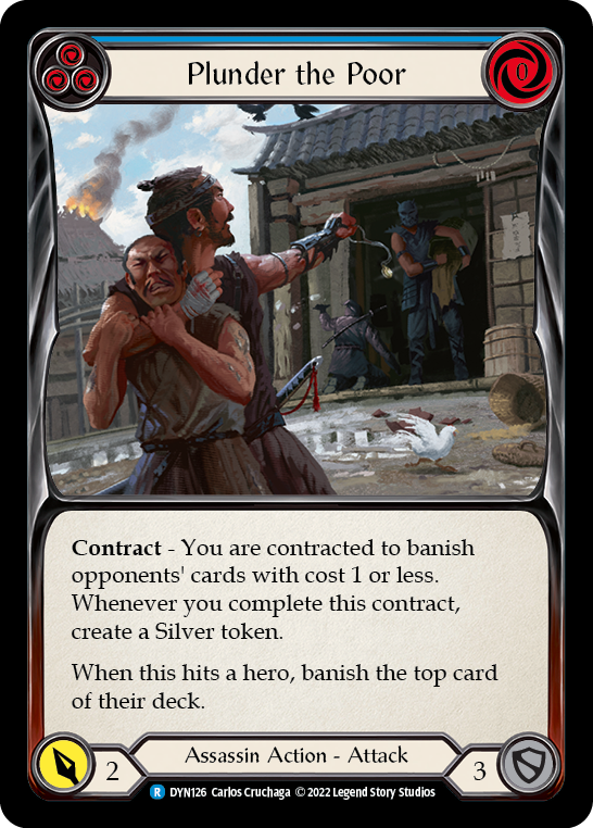 Plunder the Poor (Blue) [DYN126] (Dynasty) | GnG Games