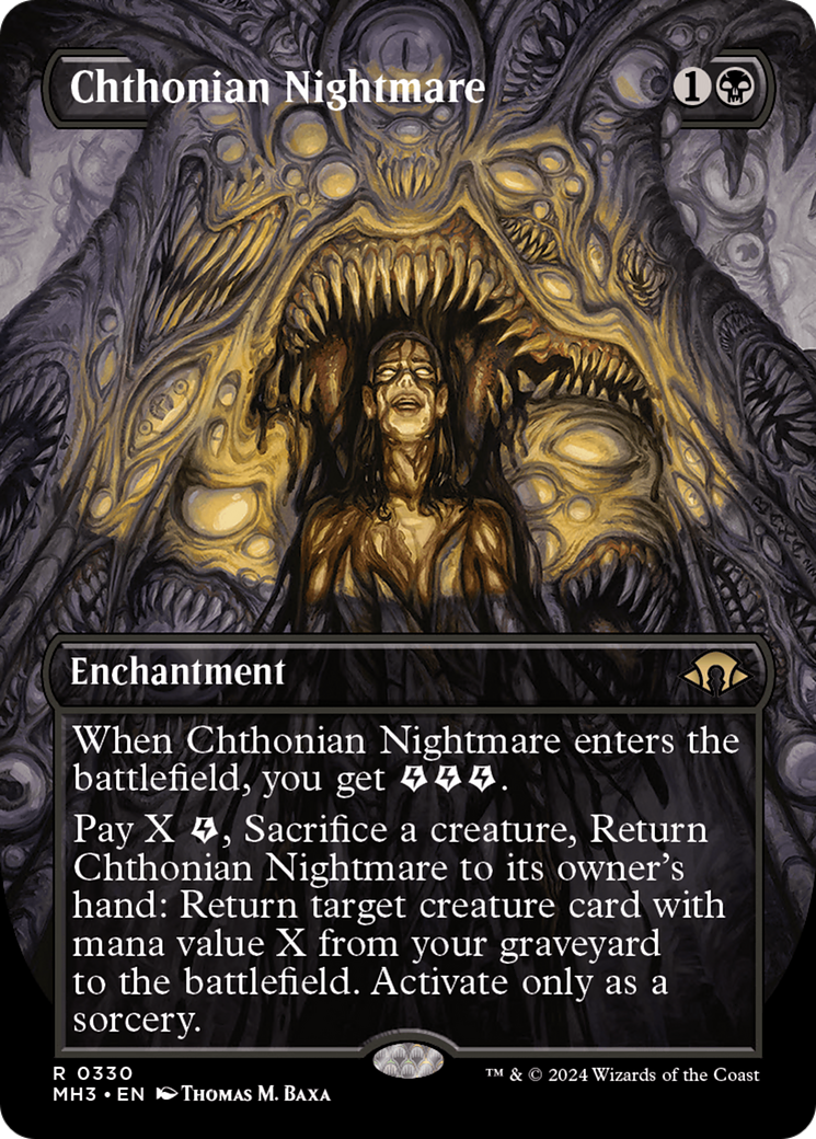 Chthonian Nightmare (Borderless) [Modern Horizons 3] | GnG Games