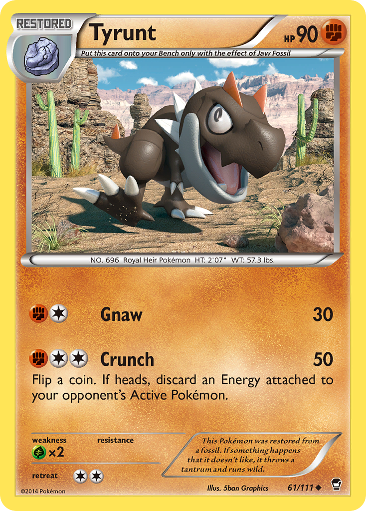 Tyrunt (61/111) [XY: Furious Fists] | GnG Games