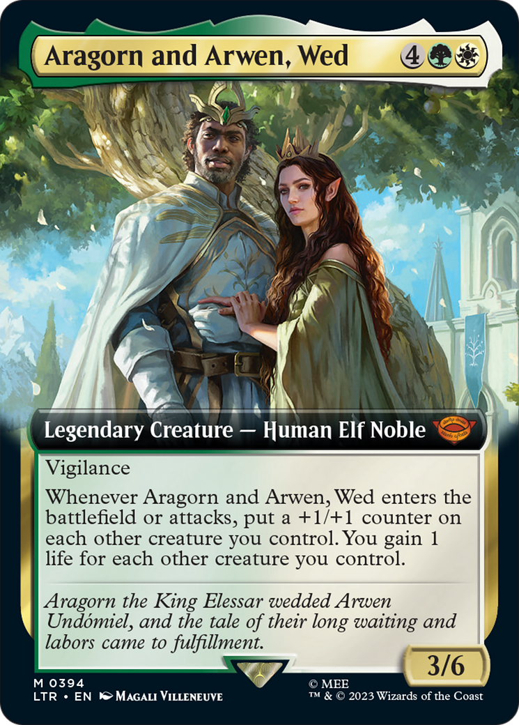 Aragorn and Arwen, Wed (Extended Art) [The Lord of the Rings: Tales of Middle-Earth] | GnG Games