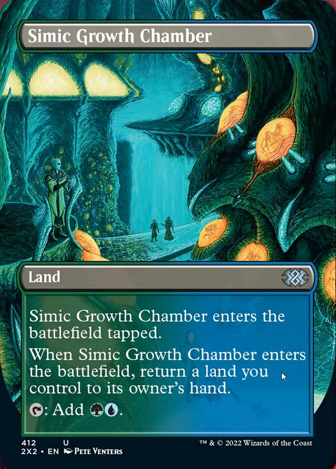 Simic Growth Chamber (Borderless Alternate Art) [Double Masters 2022] | GnG Games