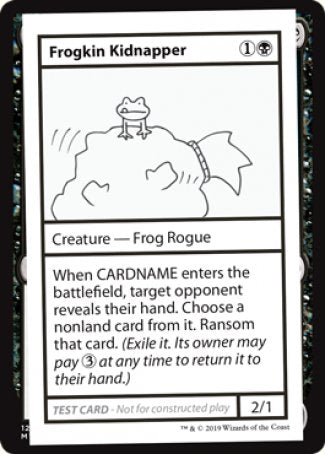 Frogkin Kidnapper (2021 Edition) [Mystery Booster Playtest Cards] | GnG Games