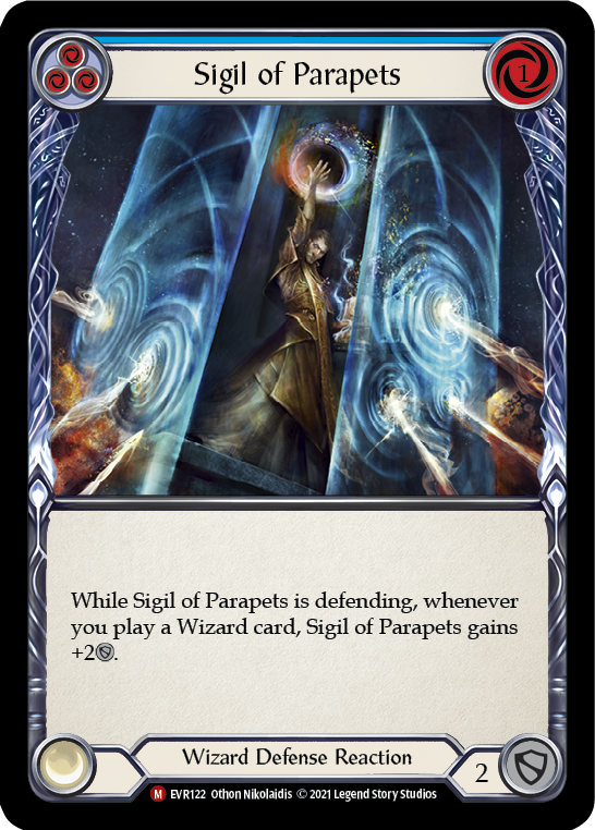 Sigil of Parapets [EVR122] (Everfest)  1st Edition Rainbow Foil | GnG Games