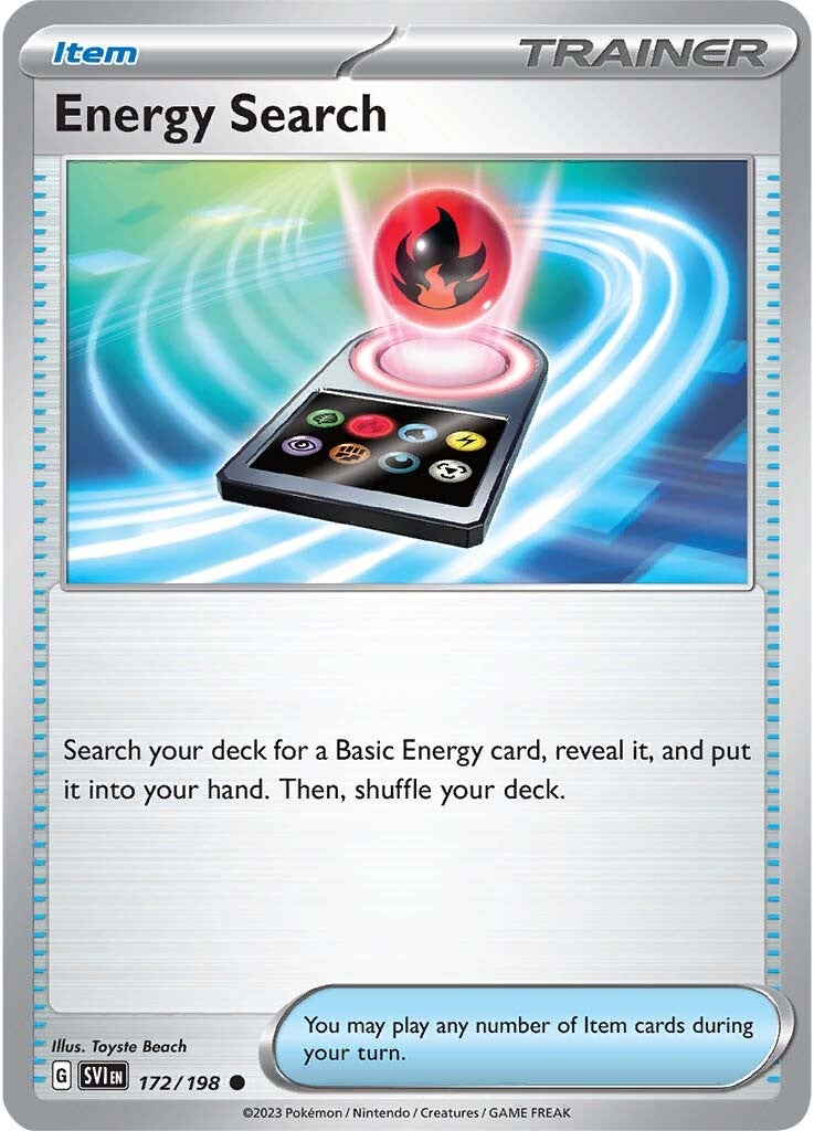 Energy Search (172/198) [Scarlet & Violet: Base Set] | GnG Games