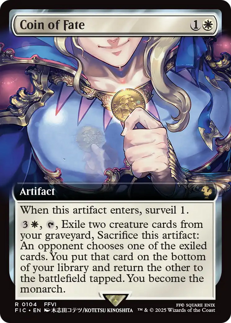 Coin of Fate (Extended Art) [FINAL FANTASY Commander] | GnG Games