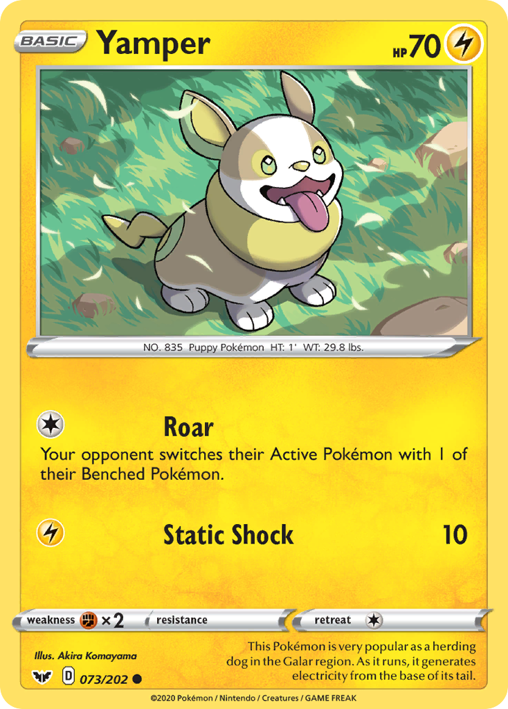 Yamper (073/202) [Sword & Shield: Base Set] | GnG Games