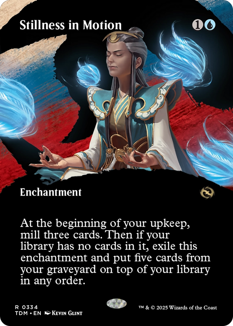 Stillness in Motion (Borderless) [Tarkir: Dragonstorm] | GnG Games